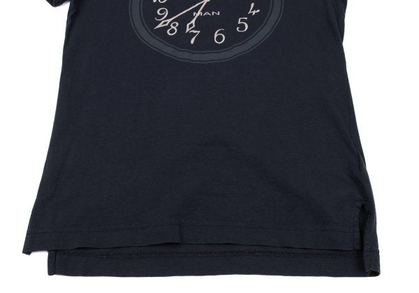 Vivienne Westwood MAN Clock Print SS T-Shirt Navy Size XS