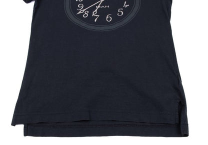 Vivienne Westwood MAN Clock Print SS T-Shirt Navy Size XS