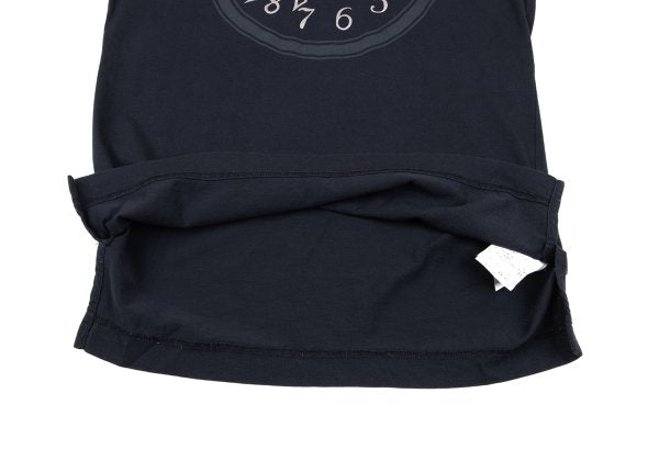 Vivienne Westwood MAN Clock Print SS T-Shirt Navy Size XS