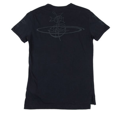 Vivienne Westwood MAN Clock Print SS T-Shirt Navy Size XS