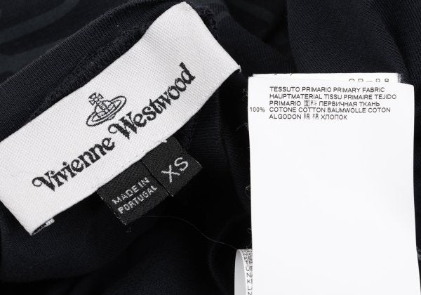 Vivienne Westwood MAN Clock Print SS T-Shirt Navy Size XS