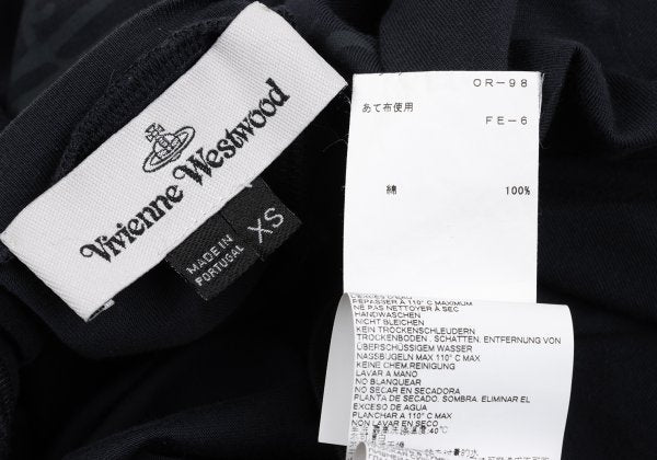 Vivienne Westwood MAN Clock Print SS T-Shirt Navy Size XS