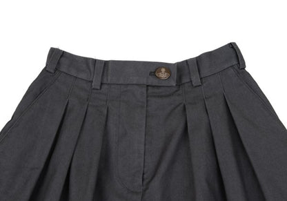 Vivienne Westwood Red Label Cotton Poly Shorts Gray Size 1