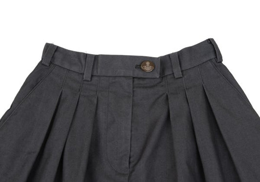 Vivienne Westwood Red Label Cotton Poly Shorts Gray Size 1