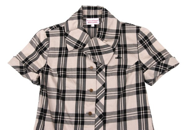 Vivienne Westwood Red Label Cotton Blouse Beige/Black Size 1