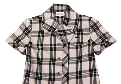 Vivienne Westwood Red Label Cotton Blouse Beige/Black Size 1