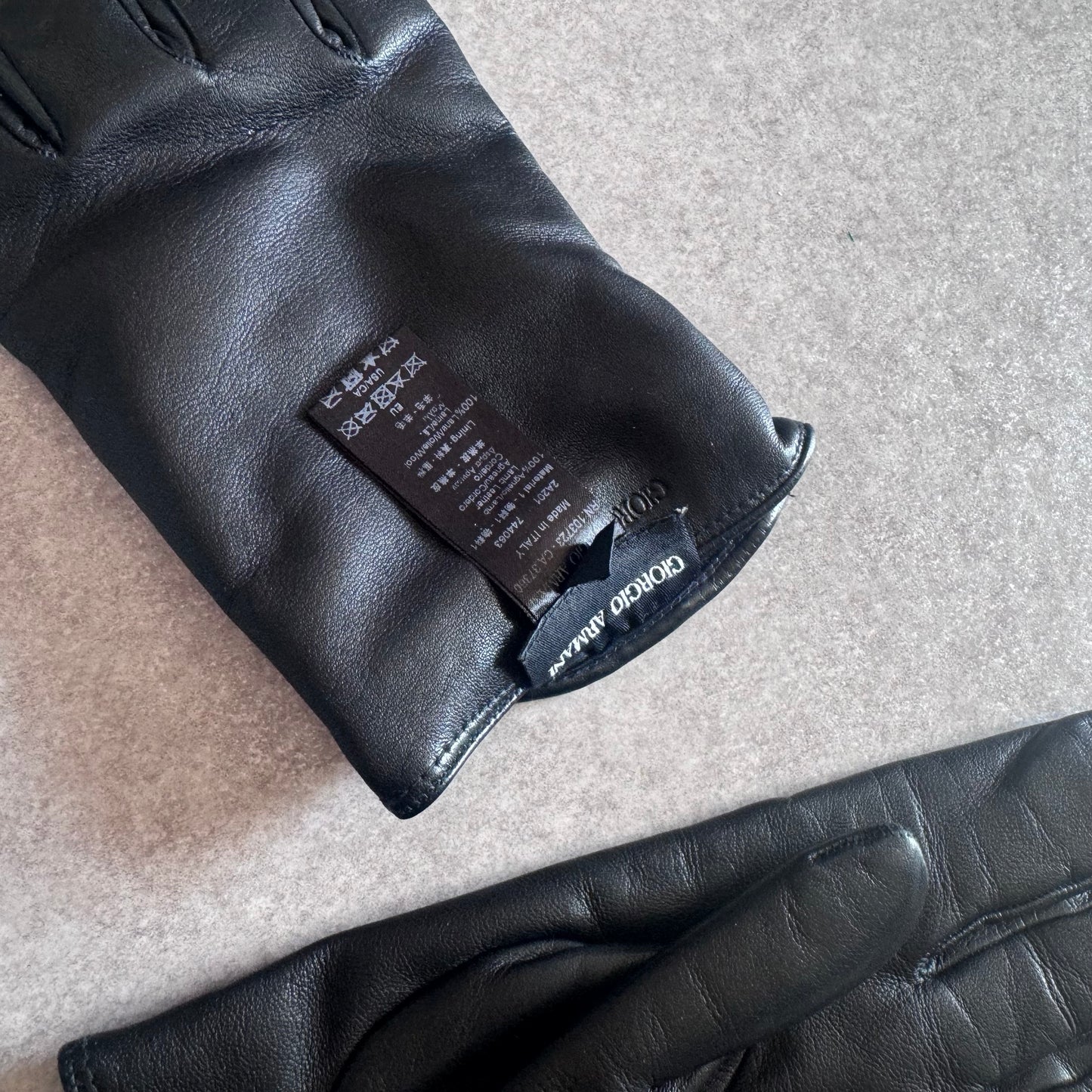 Giorgio Armani Black Pouch Bag
