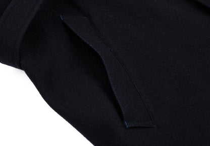Y's for men Melton Wool Belted Half Coat Navy Size 3