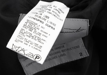 Yohji Yamamoto POUR HOMME Gabardine Collar Jacket Size 2