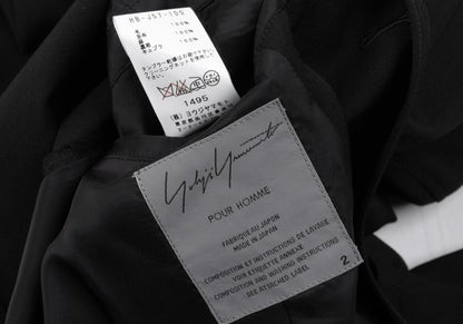 Yohji Yamamoto POUR HOMME Gabardine Collar Jacket Size 2