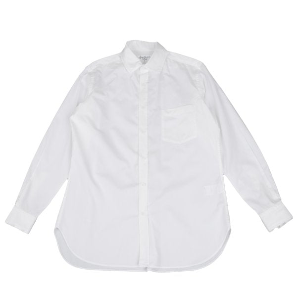 Yohji Yamamoto POUR HOMME Cotton Layered Shirt White Size 1