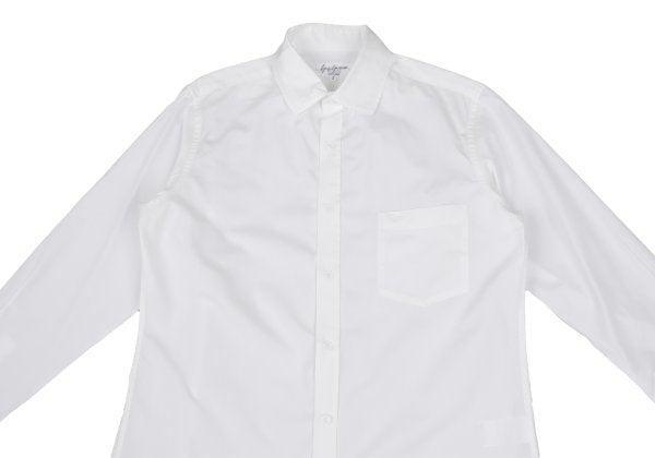 Yohji Yamamoto POUR HOMME Cotton Layered Shirt White Size 1