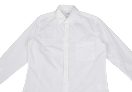 Yohji Yamamoto POUR HOMME Cotton Layered Shirt White Size 1