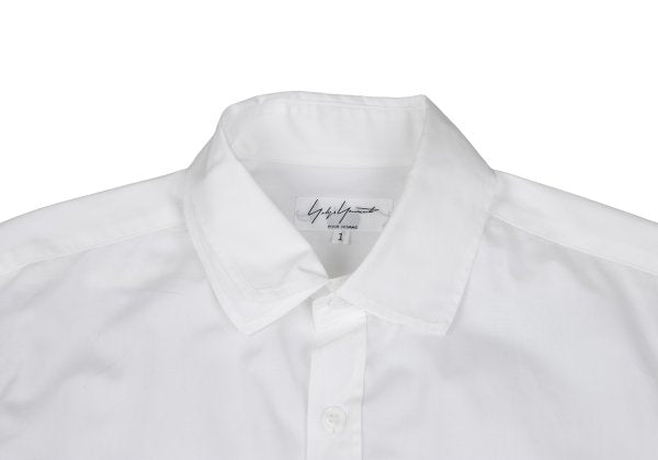 Yohji Yamamoto POUR HOMME Cotton Layered Shirt White Size 1