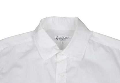 Yohji Yamamoto POUR HOMME Cotton Layered Shirt White Size 1