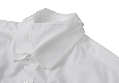Yohji Yamamoto POUR HOMME Cotton Layered Shirt White Size 1