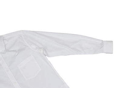 Yohji Yamamoto POUR HOMME Cotton Layered Shirt White Size 1