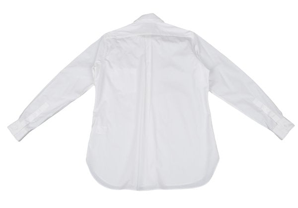 Yohji Yamamoto POUR HOMME Cotton Layered Shirt White Size 1
