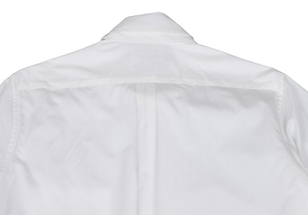 Yohji Yamamoto POUR HOMME Cotton Layered Shirt White Size 1