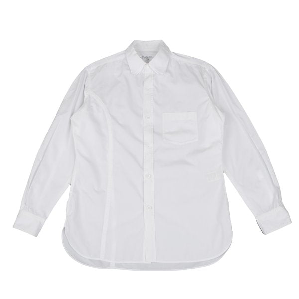 Yohji Yamamoto POUR HOMME Cotton Layered Shirt White Size 3