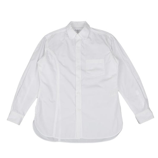 Yohji Yamamoto POUR HOMME Cotton Layered Shirt White Size 3