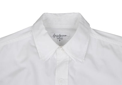 Yohji Yamamoto POUR HOMME Cotton Layered Shirt White Size 3
