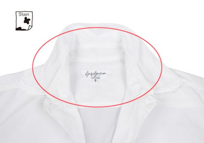 Yohji Yamamoto POUR HOMME Cotton Layered Shirt White Size 3