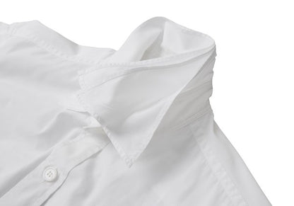 Yohji Yamamoto POUR HOMME Cotton Layered Shirt White Size 3