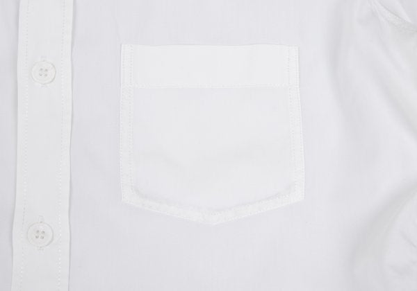 Yohji Yamamoto POUR HOMME Cotton Layered Shirt White Size 3