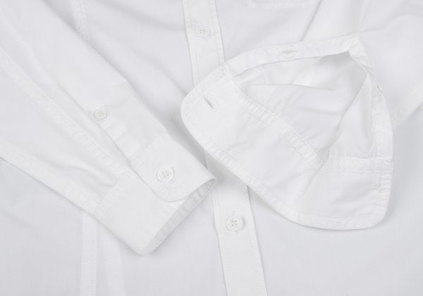 Yohji Yamamoto POUR HOMME Cotton Layered Shirt White Size 3