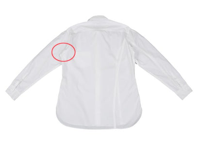 Yohji Yamamoto POUR HOMME Cotton Layered Shirt White Size 3