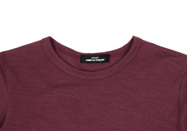 COMME des GARCONS Bi-Color Sweater Bordeaux/Purple Size M