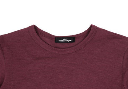 COMME des GARCONS Bi-Color Sweater Bordeaux/Purple Size M