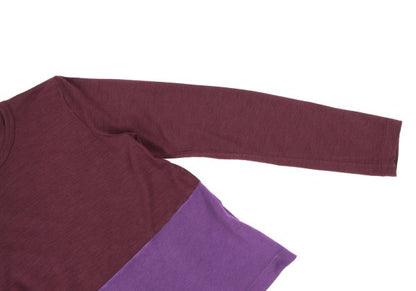 COMME des GARCONS Bi-Color Sweater Bordeaux/Purple Size M