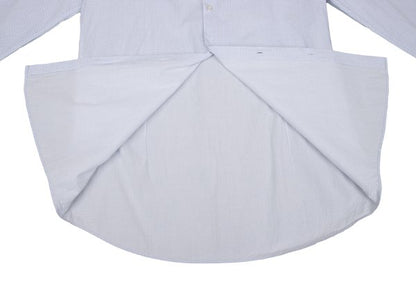 HUGO BOSS White/Blue Patterned Slim-Fit Cotton Shirt Size 39