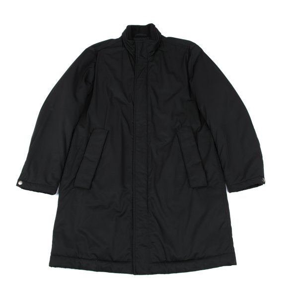 HUGO BOSS Black Poly Stand Collar Down Coat Size L