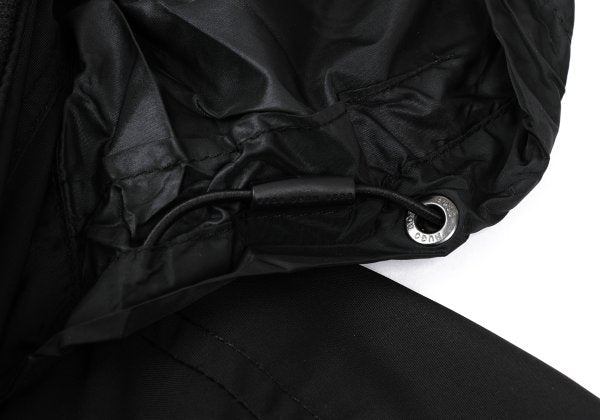 HUGO BOSS Black Poly Stand Collar Down Coat Size L
