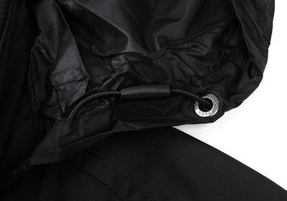 HUGO BOSS Black Poly Stand Collar Down Coat Size L