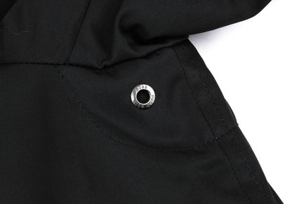 HUGO BOSS Black Poly Stand Collar Down Coat Size L