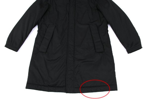 HUGO BOSS Black Poly Stand Collar Down Coat Size L
