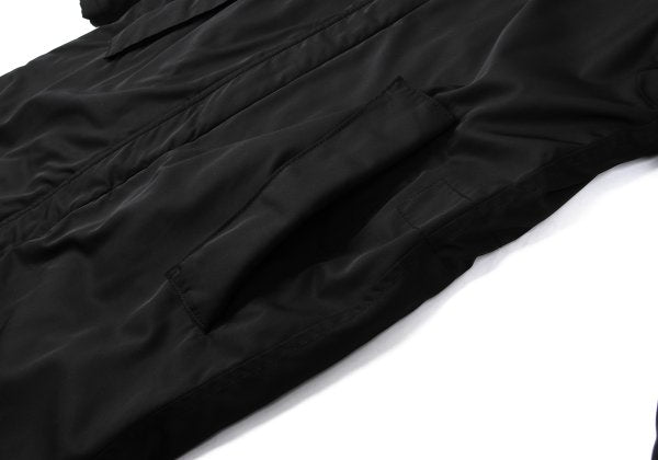 HUGO BOSS Black Poly Stand Collar Down Coat Size L