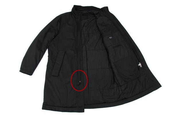 HUGO BOSS Black Poly Stand Collar Down Coat Size L