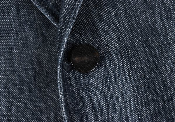 HUGO BOSS Linen Stitch Design Tailored Blazer Blue