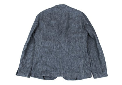 HUGO BOSS Linen Stitch Design Tailored Blazer Blue