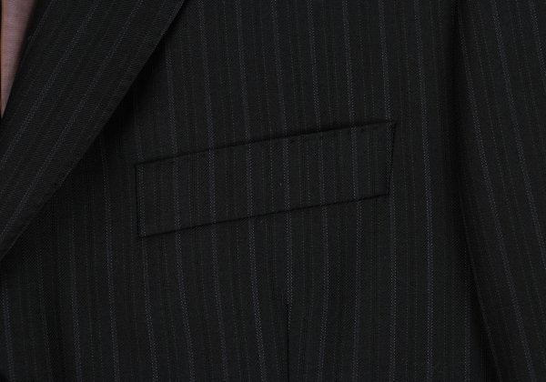 HUGO BOSS Charcoal Wool Stripe Weave Blazer Size M