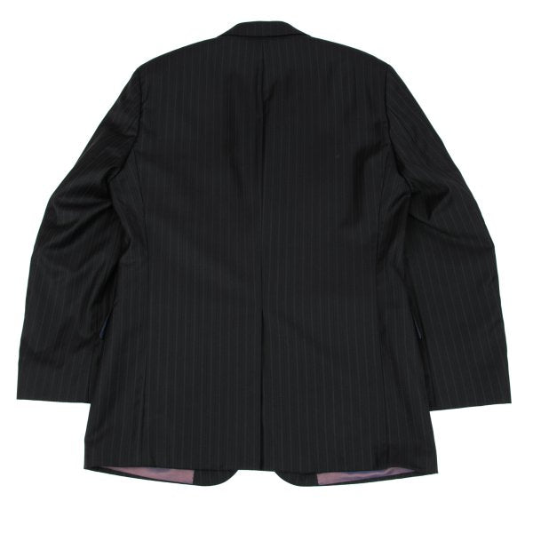 HUGO BOSS Charcoal Wool Stripe Weave Blazer Size M