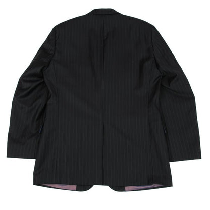 HUGO BOSS Charcoal Wool Stripe Weave Blazer Size M