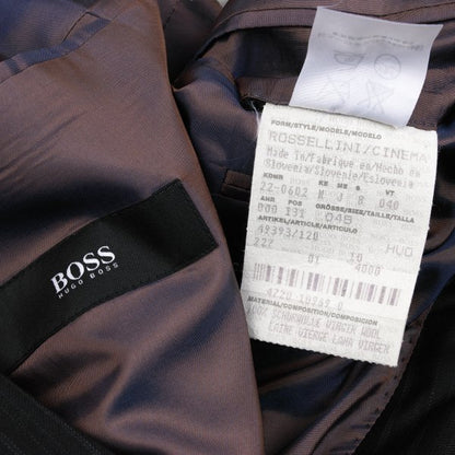 HUGO BOSS Charcoal Wool Stripe Weave Blazer Size M