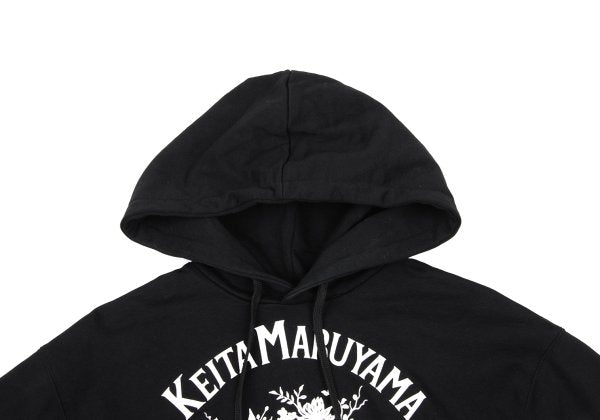 LILY BROWN x KEITA MARUYAMA Botanical Logo Print Hoodie Black Size F
