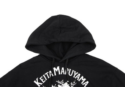 LILY BROWN x KEITA MARUYAMA Botanical Logo Print Hoodie Black Size F